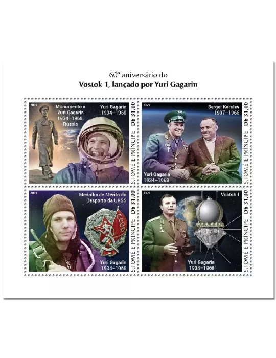 n° 7773/7776  - Timbre SAINT-THOMAS ET PRINCE Poste