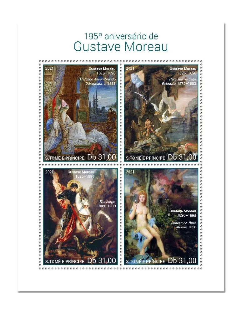 n° 7781/7784  - Timbre SAINT-THOMAS ET PRINCE Poste