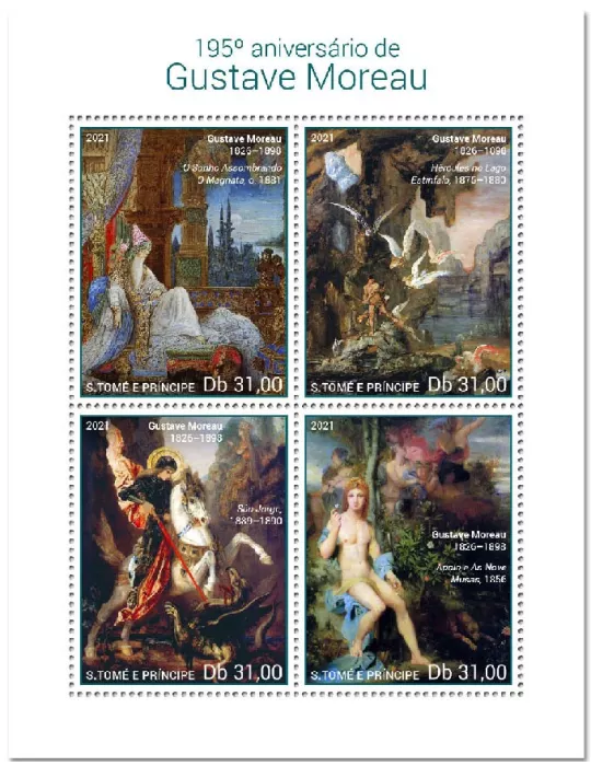 n° 7781/7784  - Timbre SAINT-THOMAS ET PRINCE Poste