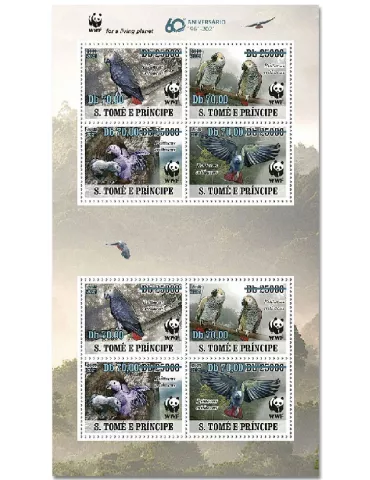 n° 7793/7796  - Timbre SAINT-THOMAS ET PRINCE Poste