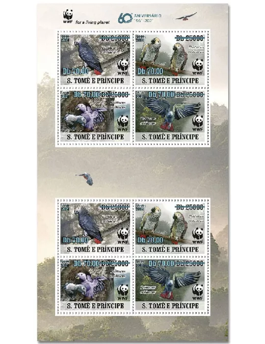 n° 7793/7796  - Timbre SAINT-THOMAS ET PRINCE Poste