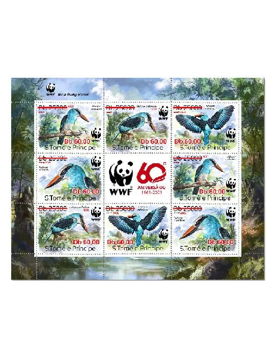 n° 7805/7808  - Timbre SAINT-THOMAS ET PRINCE Poste