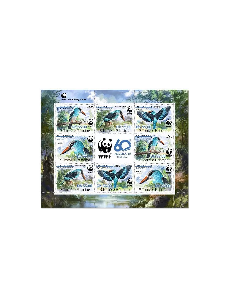 n° 7809/7812  - Timbre SAINT-THOMAS ET PRINCE Poste