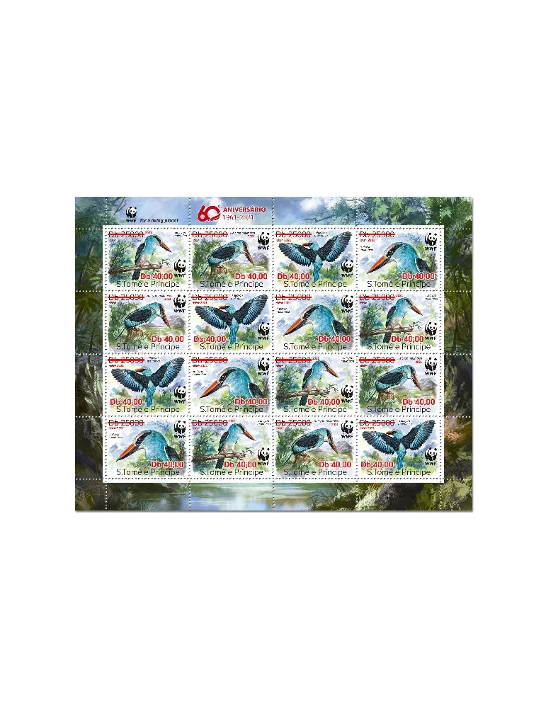 n° 7813/7816  - Timbre SAINT-THOMAS ET PRINCE Poste