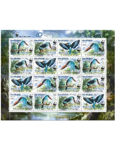 n° 7817/7820  - Timbre SAINT-THOMAS ET PRINCE Poste