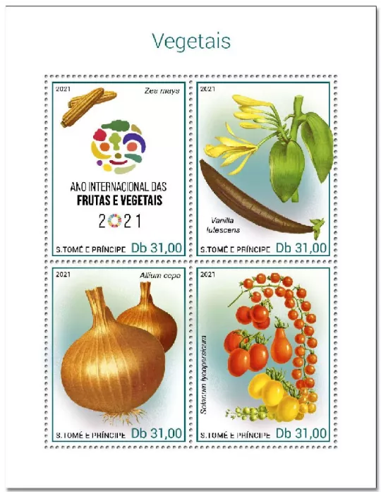 n° 7849/7852  - Timbre SAINT-THOMAS ET PRINCE Poste