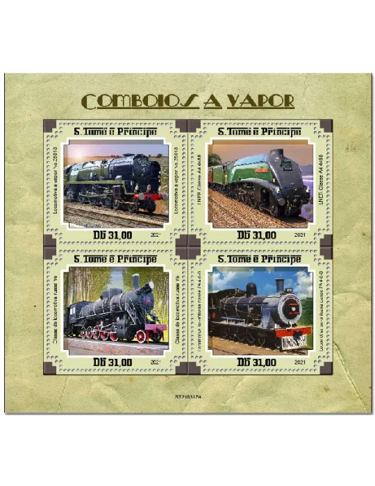 n° 7901/7904  - Timbre SAINT-THOMAS ET PRINCE Poste