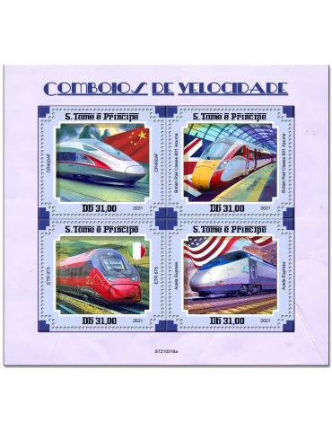 n° 7905/7908  - Timbre SAINT-THOMAS ET PRINCE Poste