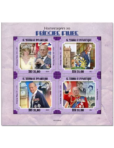 n° 7926/7929  - Timbre SAINT-THOMAS ET PRINCE Poste