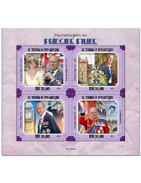 n° 7926/7929  - Timbre SAINT-THOMAS ET PRINCE Poste