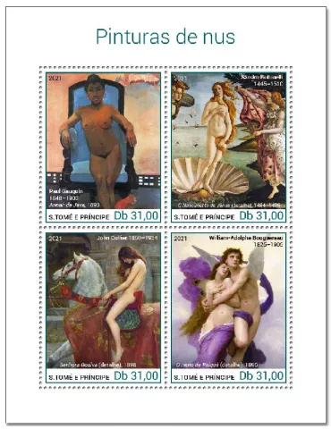 n° 7934/7937  - Timbre SAINT-THOMAS ET PRINCE Poste
