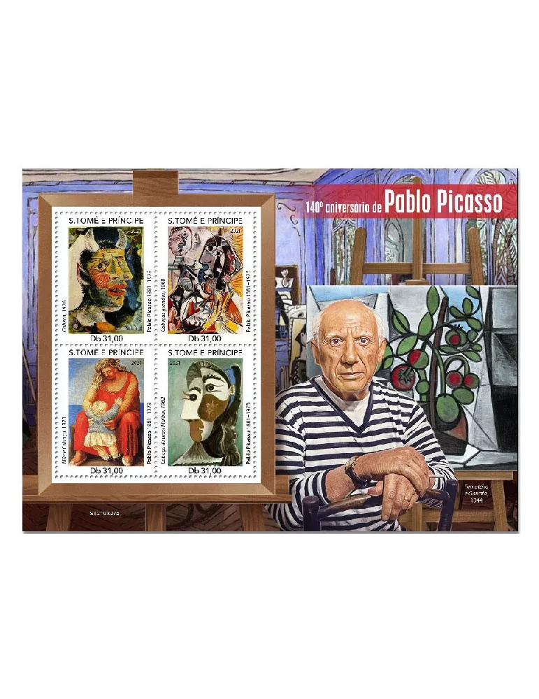 n° 7938/7941  - Timbre SAINT-THOMAS ET PRINCE Poste