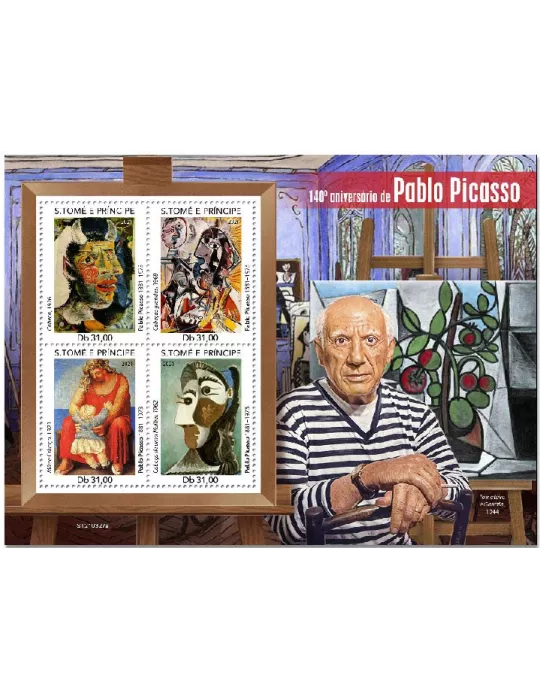 n° 7938/7941  - Timbre SAINT-THOMAS ET PRINCE Poste