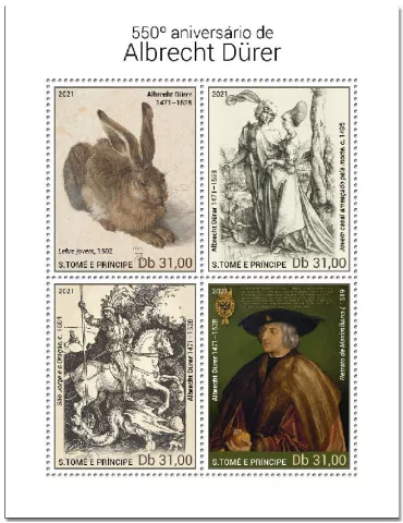 n° 7942/7945  - Timbre SAINT-THOMAS ET PRINCE Poste