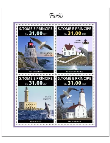 n° 8006/8009  - Timbre SAINT-THOMAS ET PRINCE Poste