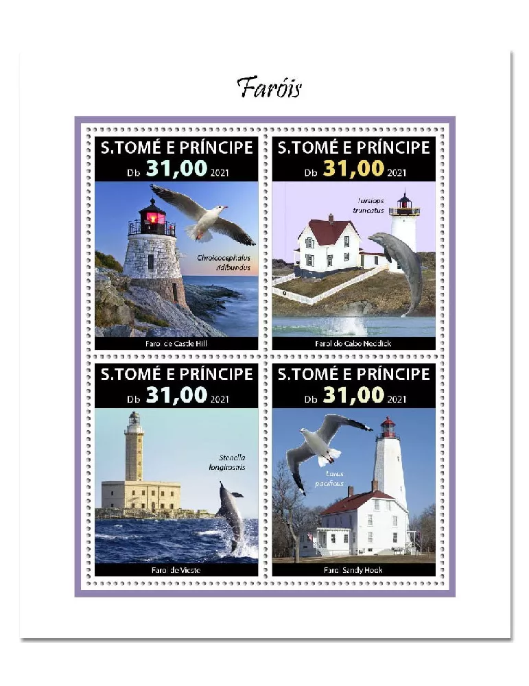 n° 8006/8009  - Timbre SAINT-THOMAS ET PRINCE Poste