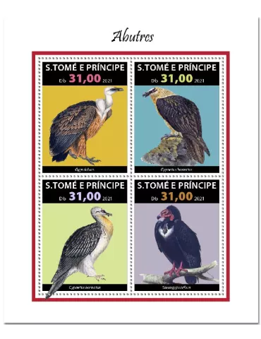 n° 8010/8013  - Timbre SAINT-THOMAS ET PRINCE Poste