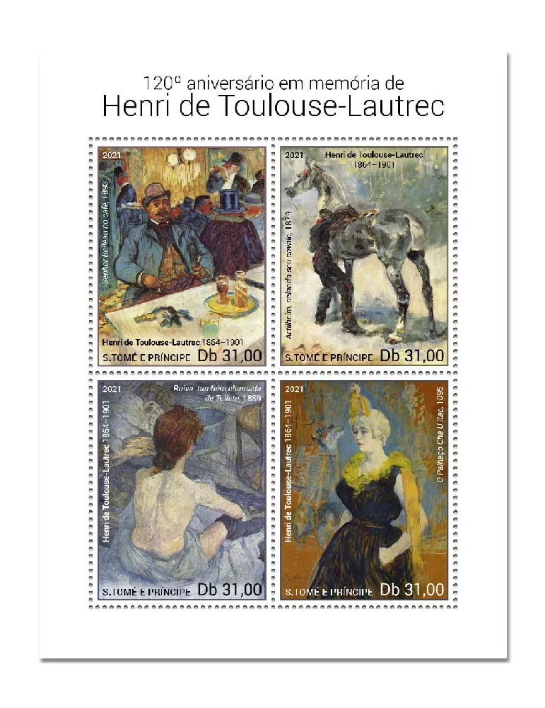 n° 8030/8033  - Timbre SAINT-THOMAS ET PRINCE Poste