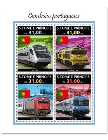 n° 8042/8045  - Timbre SAINT-THOMAS ET PRINCE Poste