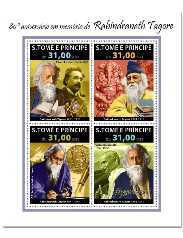 n° 8066/8069  - Timbre SAINT-THOMAS ET PRINCE Poste