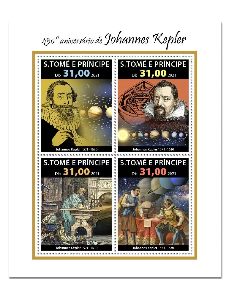 n° 8102/8105  - Timbre SAINT-THOMAS ET PRINCE Poste