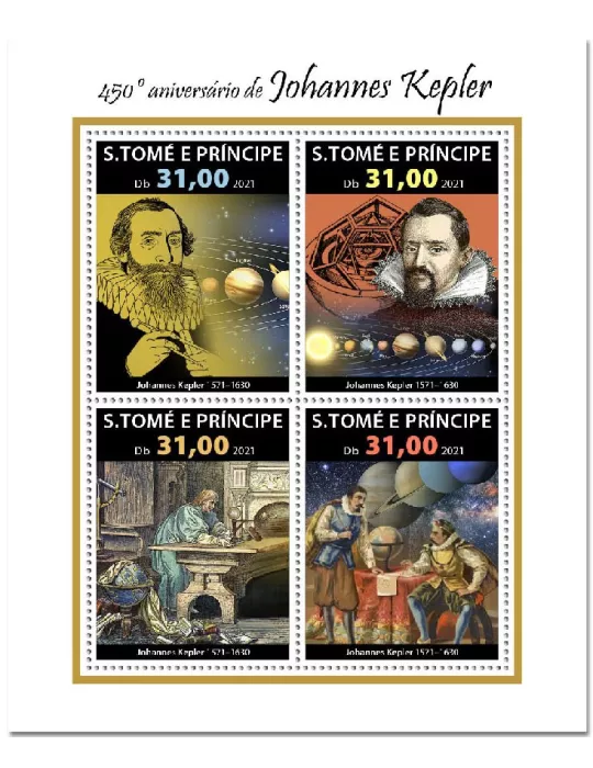 n° 8102/8105  - Timbre SAINT-THOMAS ET PRINCE Poste