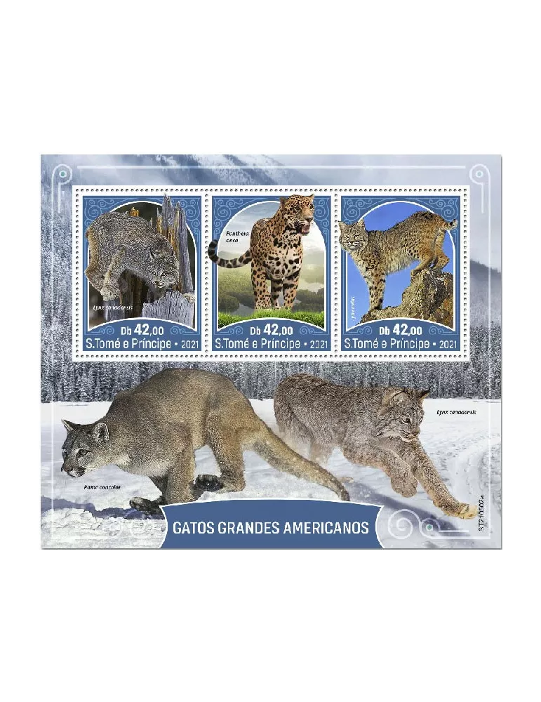 n° 8127/8129  - Timbre SAINT-THOMAS ET PRINCE Poste