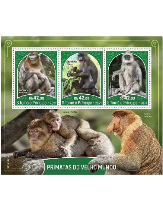 n° 8160/8162  - Timbre SAINT-THOMAS ET PRINCE Poste