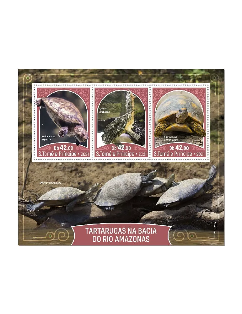 n° 8190/8192  - Timbre SAINT-THOMAS ET PRINCE Poste