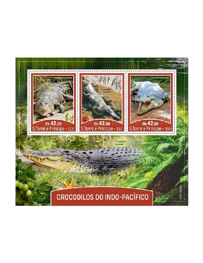 n° 8226/8228  - Timbre SAINT-THOMAS ET PRINCE Poste