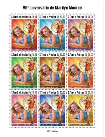 n° 8316/8324  - Timbre SAINT-THOMAS ET PRINCE Poste
