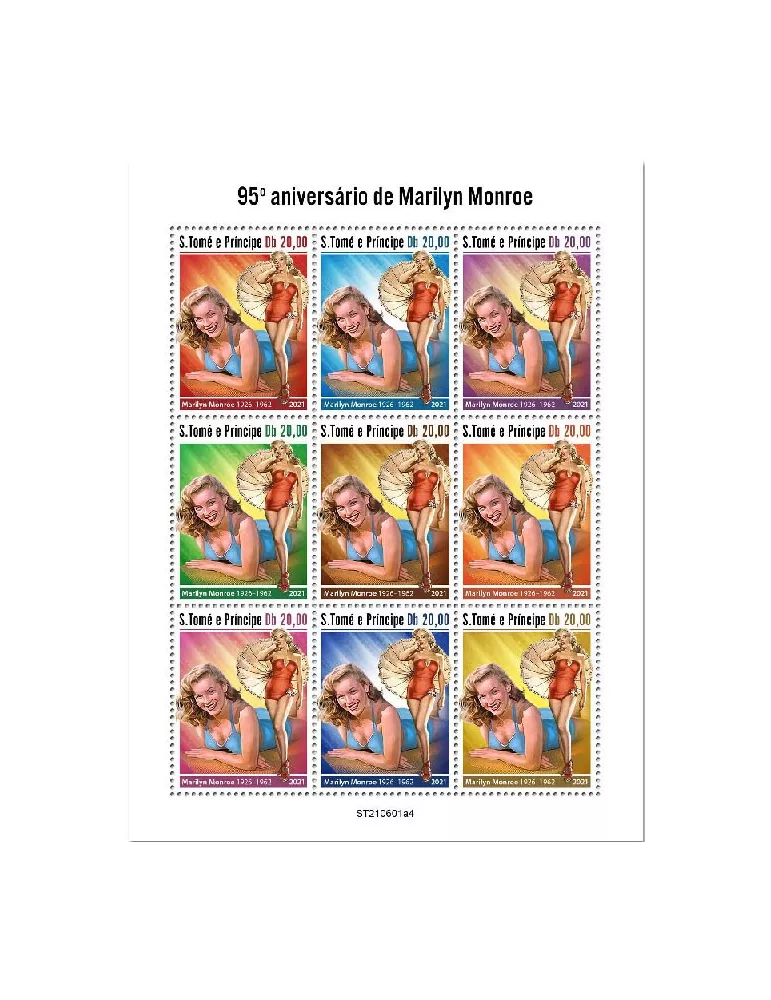 n° 8316/8324  - Timbre SAINT-THOMAS ET PRINCE Poste