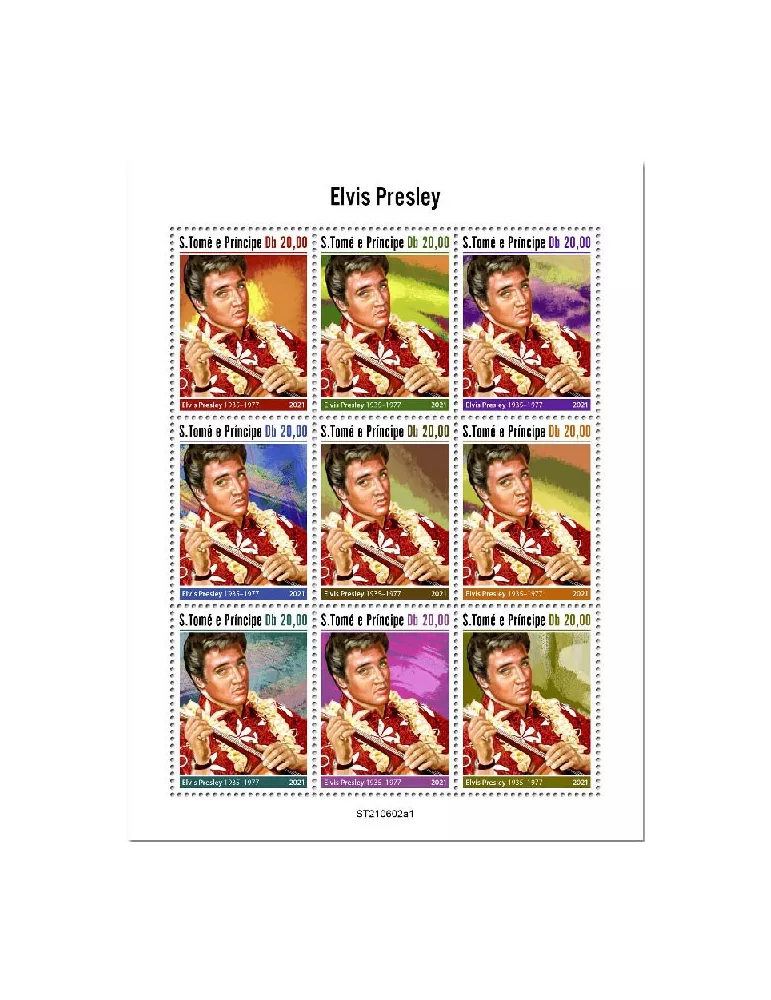 n° 8325/8333  - Timbre SAINT-THOMAS ET PRINCE Poste