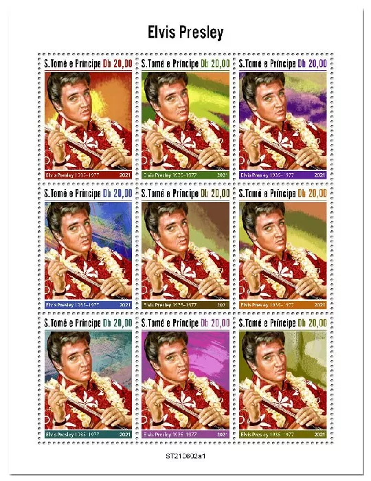 n° 8325/8333  - Timbre SAINT-THOMAS ET PRINCE Poste