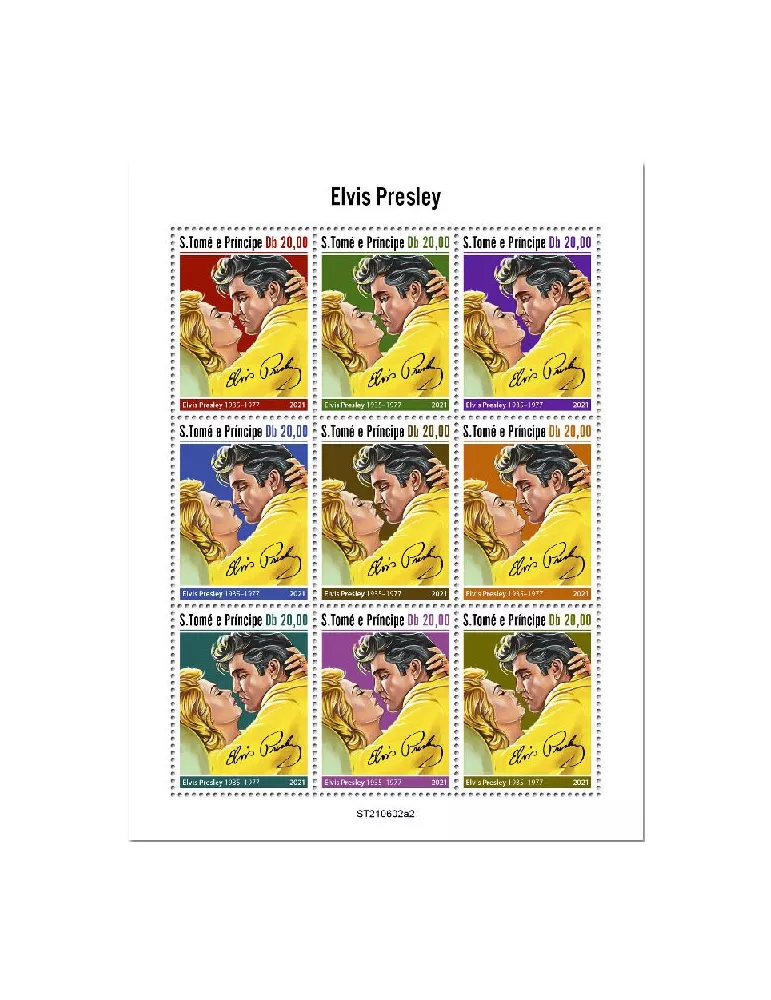 n° 8334/8342  - Timbre SAINT-THOMAS ET PRINCE Poste