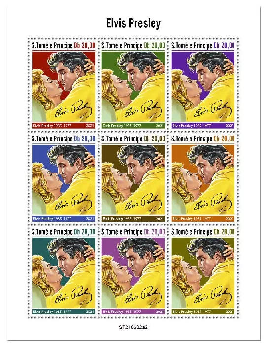 n° 8334/8342  - Timbre SAINT-THOMAS ET PRINCE Poste