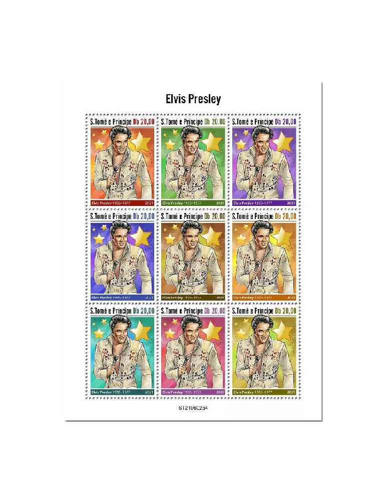 n° 8352/8360  - Timbre SAINT-THOMAS ET PRINCE Poste
