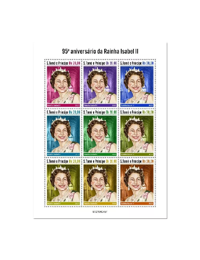 n° 8397/8405  - Timbre SAINT-THOMAS ET PRINCE Poste