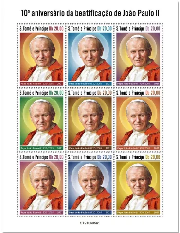 n° 8433/8441  - Timbre SAINT-THOMAS ET PRINCE Poste