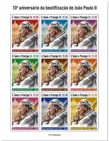 n° 8442/8450  - Timbre SAINT-THOMAS ET PRINCE Poste
