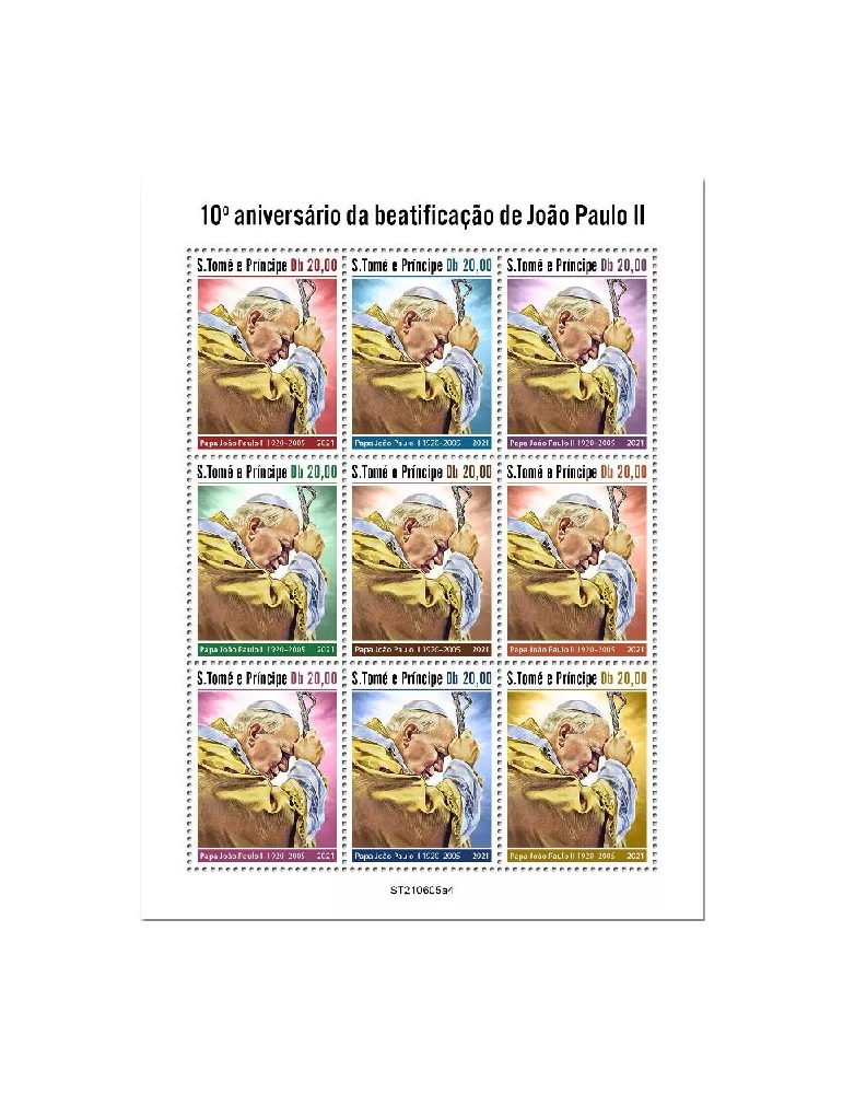 n° 8460/8468  - Timbre SAINT-THOMAS ET PRINCE Poste
