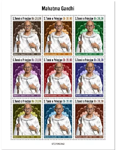 n° 8478/8486  - Timbre SAINT-THOMAS ET PRINCE Poste