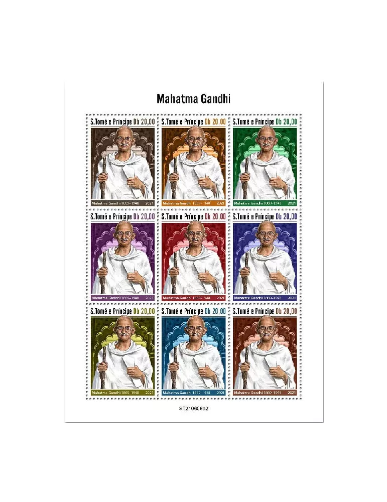 n° 8478/8486  - Timbre SAINT-THOMAS ET PRINCE Poste