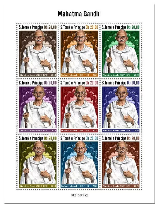 n° 8478/8486  - Timbre SAINT-THOMAS ET PRINCE Poste