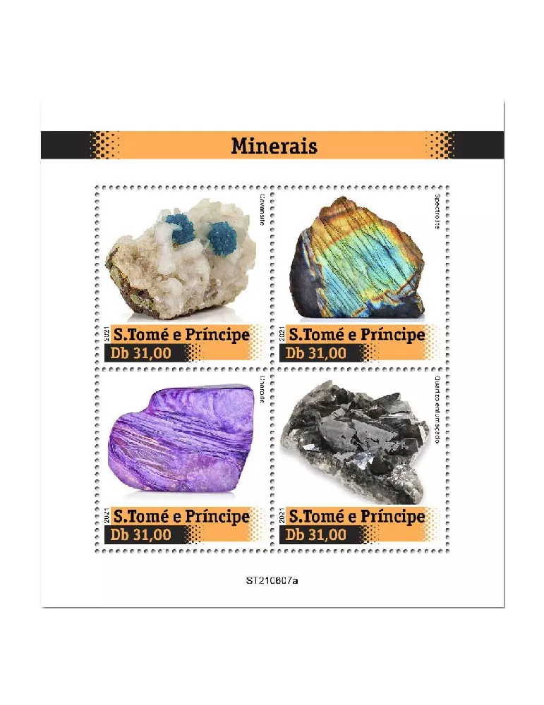 n° 8505/8508  - Timbre SAINT-THOMAS ET PRINCE Poste