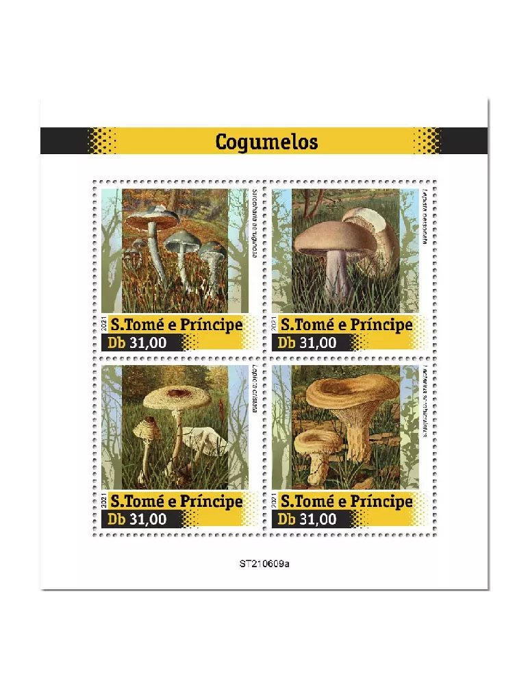 n° 8513/8516  - Timbre SAINT-THOMAS ET PRINCE Poste