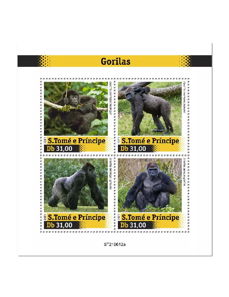 n° 8525/8528  - Timbre SAINT-THOMAS ET PRINCE Poste