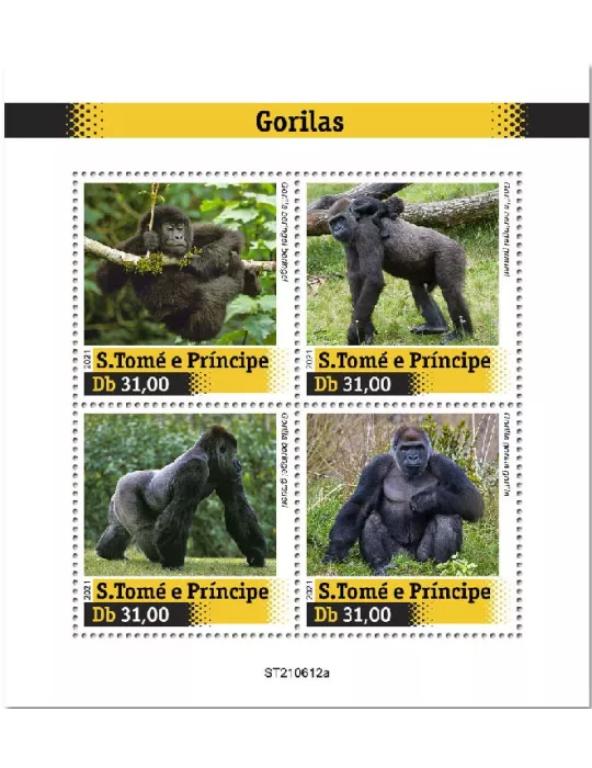 n° 8525/8528  - Timbre SAINT-THOMAS ET PRINCE Poste