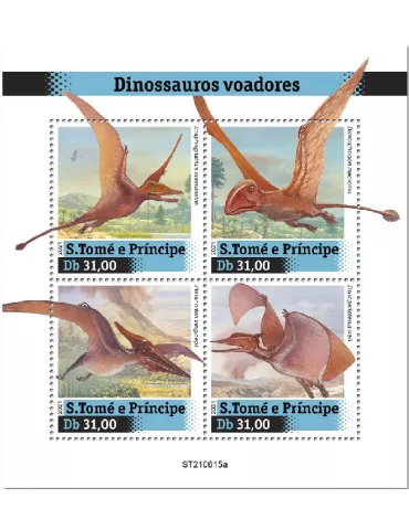 n° 8537/8540  - Timbre SAINT-THOMAS ET PRINCE Poste