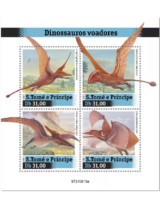 n° 8537/8540  - Timbre SAINT-THOMAS ET PRINCE Poste